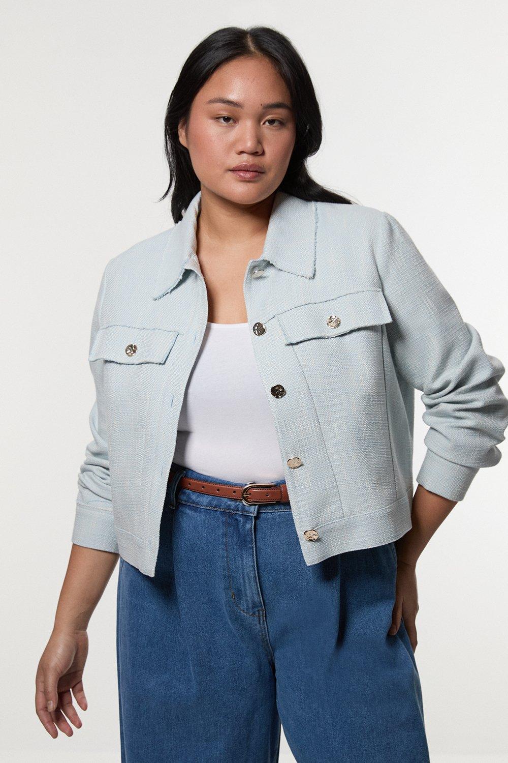 Soft Twill Sleeveless Tux Jacket | Karen Millen